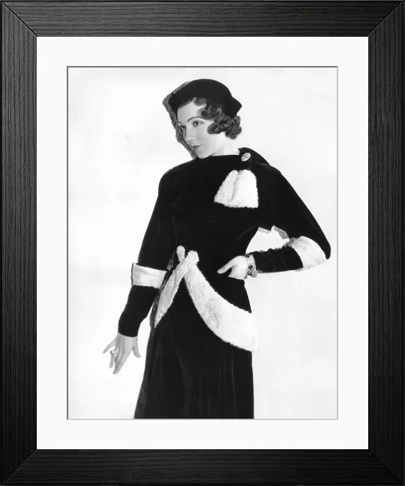 Framed Print : Claudette Colbert, early 1930s