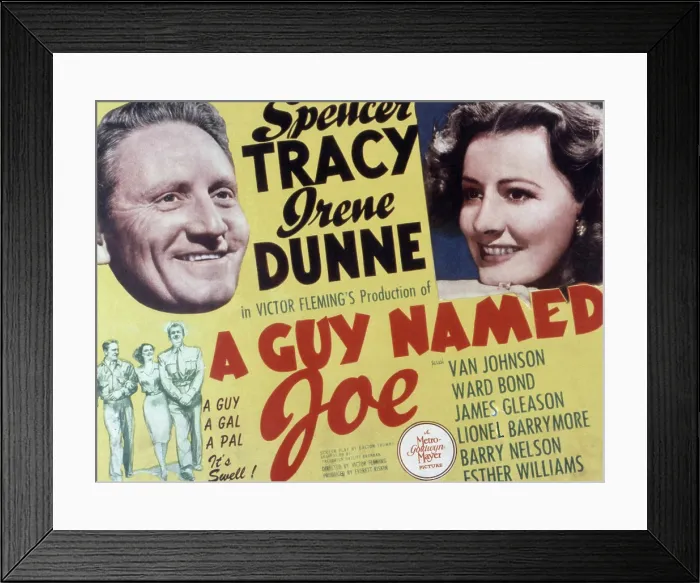 Framed Print : A GUY NAMED JOE, Spencer Tracy, Irene Dunne, 1943