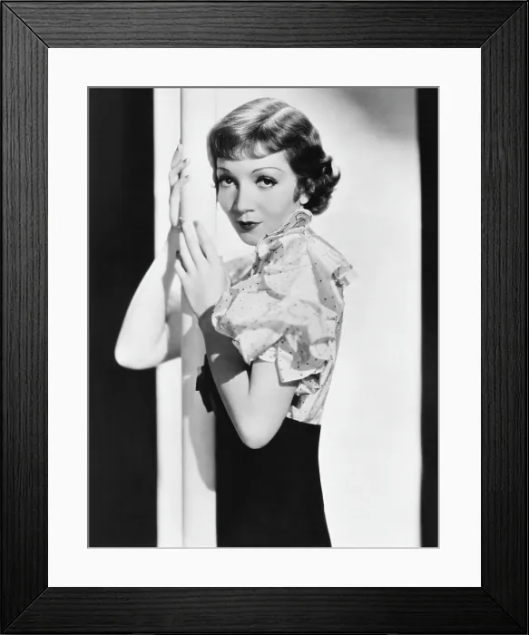 Framed Print : Claudette Colbert, 1930s