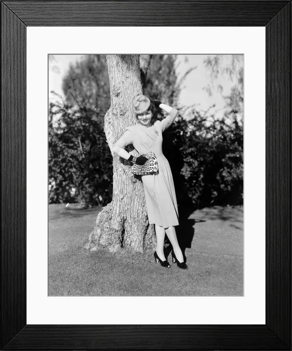 Framed Print : Claudette Colbert, 1940