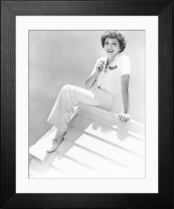 Framed Print : Claudette Colbert, 1941 Framed Print : Claudette Colbert, 1941