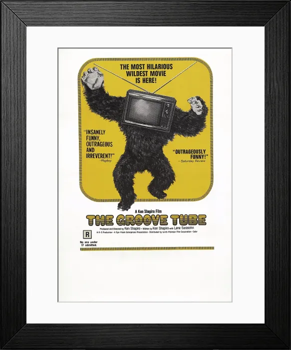 Framed Print : THE GROOVE TUBE, US poster, 1974