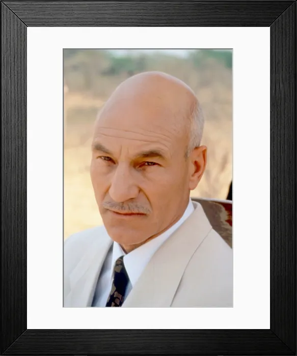 Framed Print : GUNMEN, Patrick Stewart, 1994. Dimension Films / courtesy Everett Collection Framed Print : GUNMEN, Patrick Stewart, 1994. Dimension Films / courtesy Everett Collection