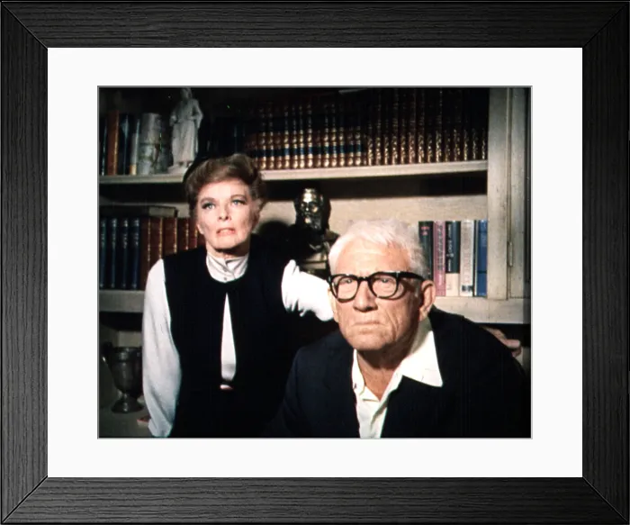 Framed Print : GUESS WHO'S COMING TO DINNER, Katharine Hepburn, Spencer Tracy, 1967