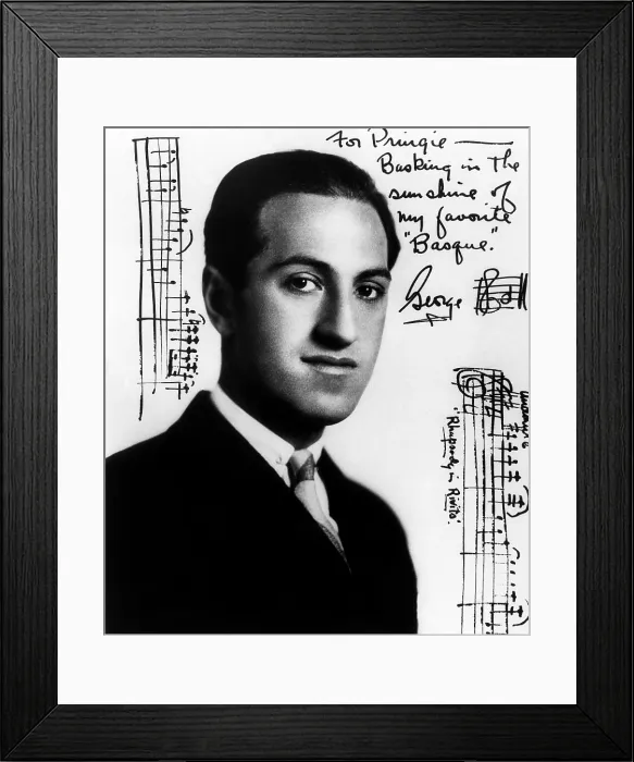 Framed Print : Composer George Gershwin (1898-1937). Courtesy: CSU Archives / Everett Collection Framed Print : Composer George Gershwin (1898-1937). Courtesy: CSU Archives / Everett Collection