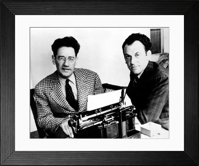 Framed Print : George S. Kaufman and Moss Hart, circa 1930s. Courtesy: CSU Archives  /  Everett Collection