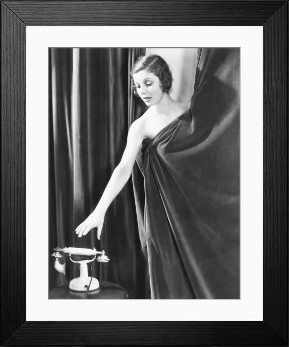 Framed Print : Loretta Young in studio publicity pose at the time of THE RULING VOICE, 1931 Framed Print : Loretta Young in studio publicity pose at the time of THE RULING VOICE, 1931