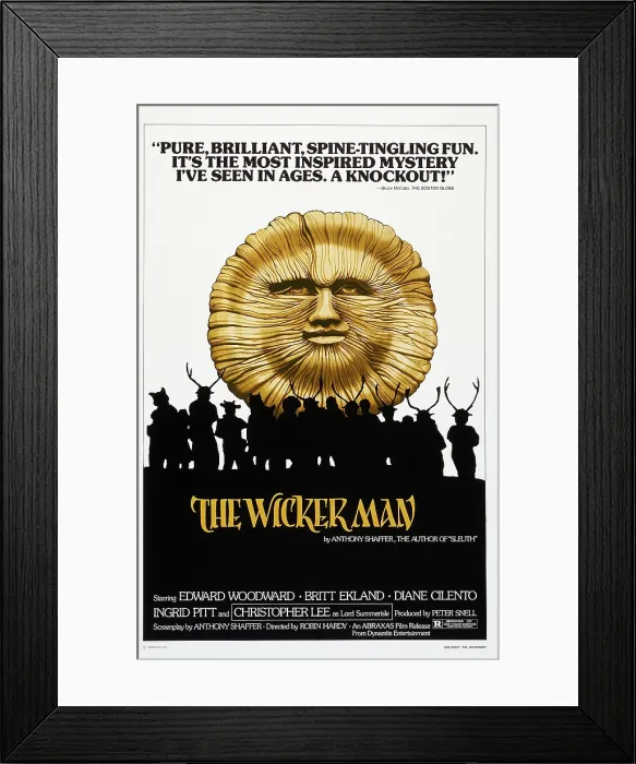 Framed Print : THE WICKER MAN, US poster, 1973