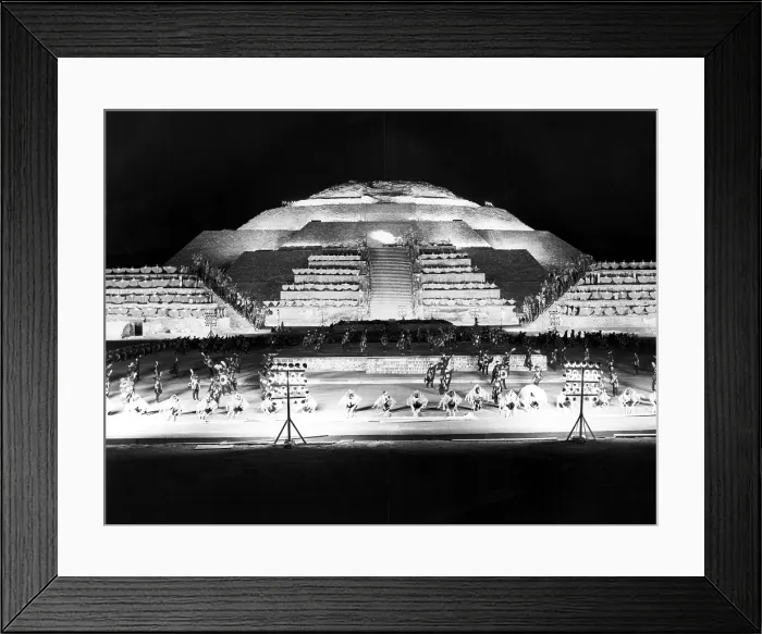 Framed Print : 1968 Olympics, rehearsal of opening ceremonies at The Pyramid Of The Moon, Mexico City, Mexico, 10-10-1968.. Courtesy: CSU Archives / Everett Collection Framed Print : 1968 Olympics, rehearsal of opening ceremonies at The Pyramid Of The Moon, Mexico City, Mexico, 10-10-1968.. Courtesy: CSU Archives / Everett Collection