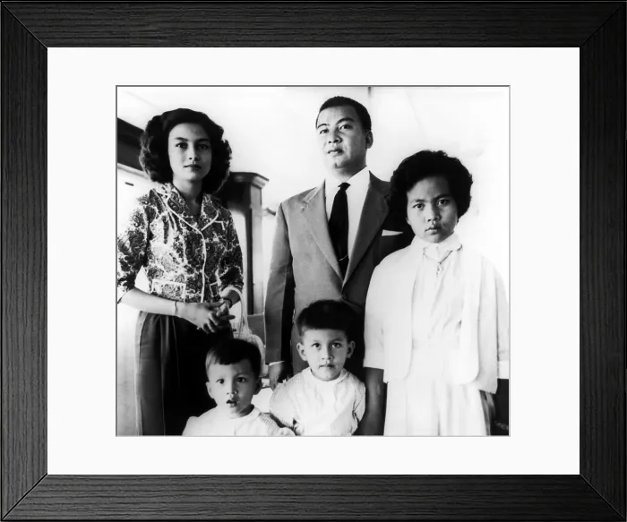 Framed Print : Prince Norodom Sihanoult of Cambodia with wife and children, . Courtesy: CSU Archives / Everett Collection Framed Print : Prince Norodom Sihanoult of Cambodia with wife and children, . Courtesy: CSU Archives / Everett Collection