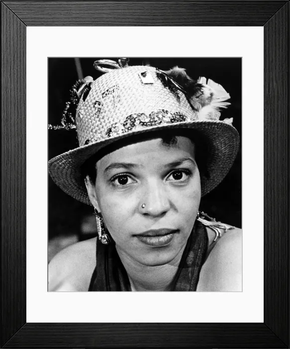 Framed Print : Ntozake Shange, 1979.. Courtesy: CSU Archives  /  Everett Collection