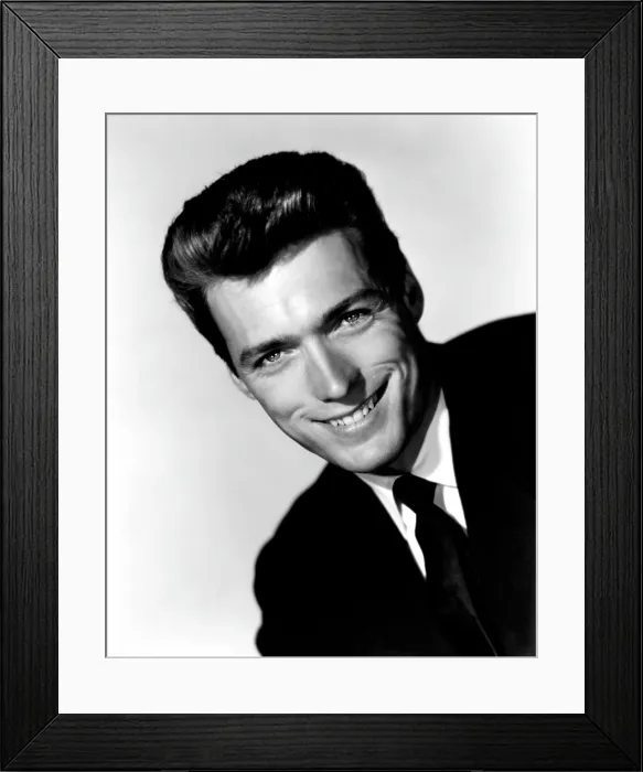 Framed Print : Clint Eastwood, 1954