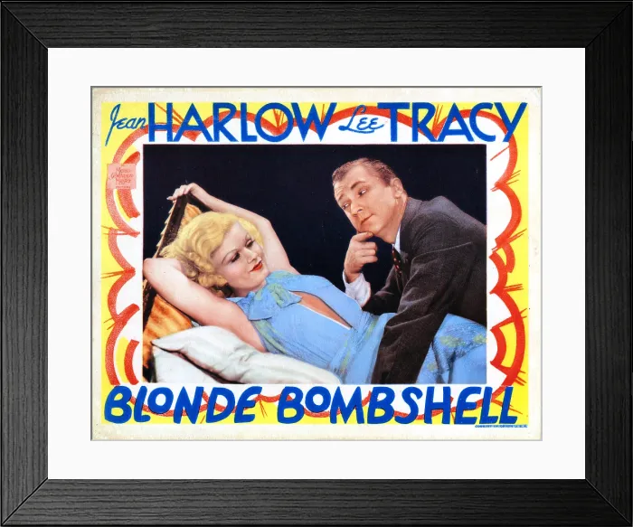 Framed Print : BOMBSHELL, (aka BLONDE BOMBSHELL), from left, Jean Harlow, Lee Tracy, 1933 Framed Print : BOMBSHELL, (aka BLONDE BOMBSHELL), from left, Jean Harlow, Lee Tracy, 1933