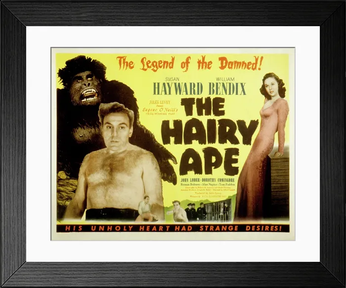 Framed Print : THE HAIRY APE, William Bendix, Susan Hayward, 1944