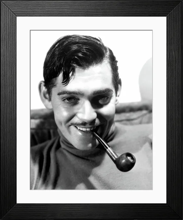 Framed Print : CLARK GABLE, 1 / 17 / 35
