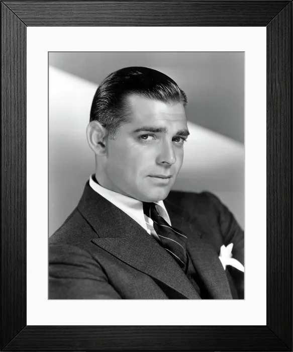 Framed Print : CLARK GABLE, 4 / 4 / 31