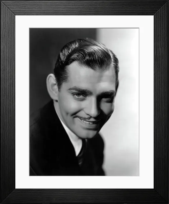 Framed Print : CLARK GABLE, 2 / 12 / 35