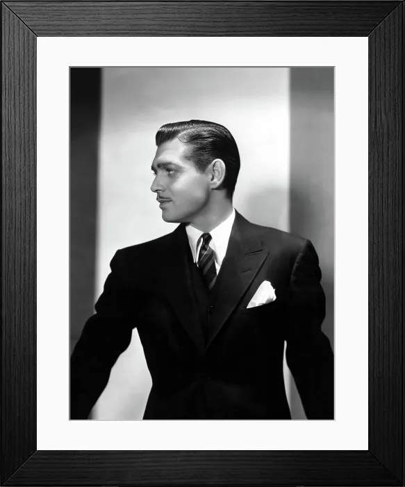 Framed Print : CLARK GABLE, 1 / 18 / 37 Framed Print : CLARK GABLE, 1 / 18 / 37
