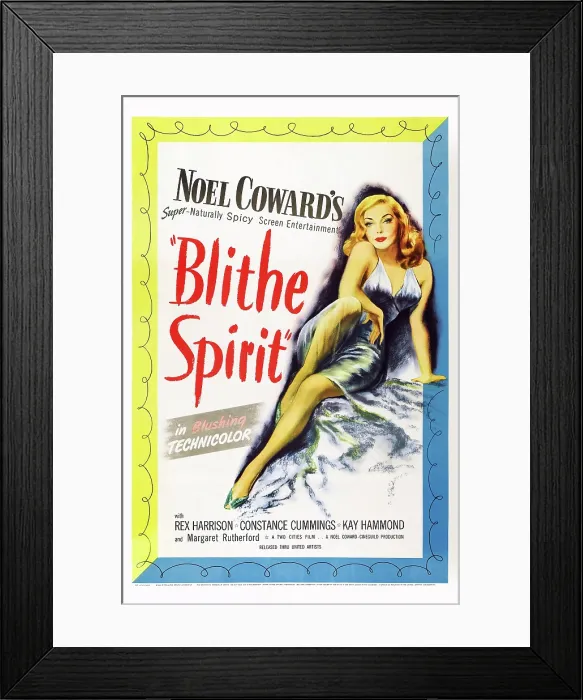 Framed Print : BLITHE SPIRIT, poster art, 1945 Framed Print : BLITHE SPIRIT, poster art, 1945