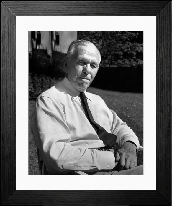 Framed Print : General George C. Marshall, in retirement, 1951 CSU Archives / courtesty Everett Collection