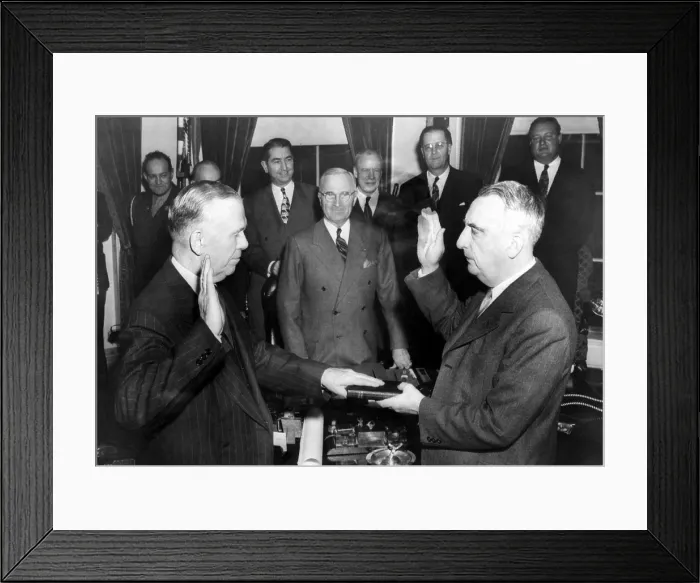 Framed Print : foreground: General George C
