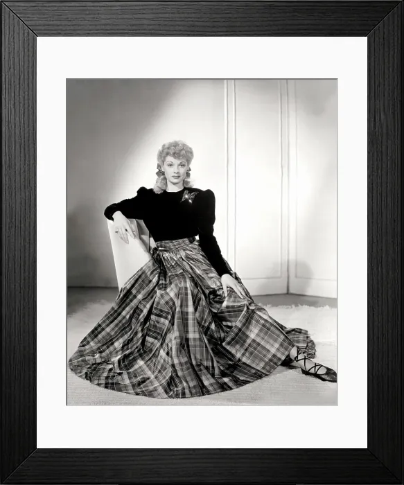 Framed Print : Lucille Ball, ca. 1940s
