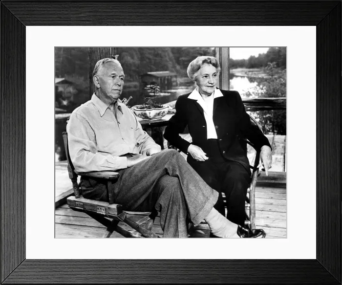 Framed Print : General George C. Marshall and his wife, Katherine Boyce Tupper, Marquette, Michigan, August 22, 1950.. Courtesy: CSU Archives  /  Everett Collection