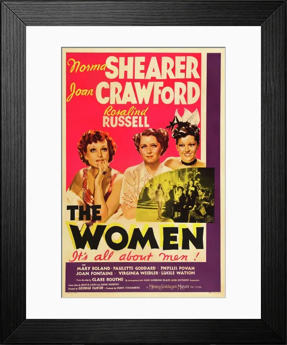 Framed Print : THE WOMEN, from left: Joan Crawford, Norma Shearer, Rosalind Russell, 1939