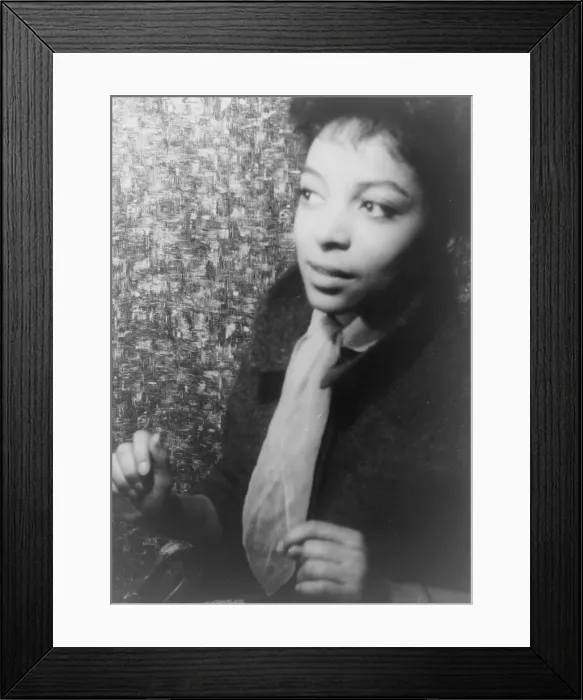 Framed Print : Ruby Dee, portrait by Carl Van Vechten, November 15, 1961 Framed Print : Ruby Dee, portrait by Carl Van Vechten, November 15, 1961