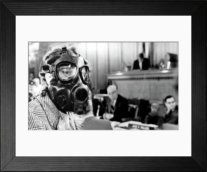 Framed Print : Bruce Cline protesting at an Air Pollutant hearing, City Hall, Cleveland, Ohio, January 20, 1970. Courtesy: CSU Archives / Everett Collection Framed Print : Bruce Cline protesting at an Air Pollutant hearing, City Hall, Cleveland, Ohio, January 20, 1970. Courtesy: CSU Archives / Everett Collection