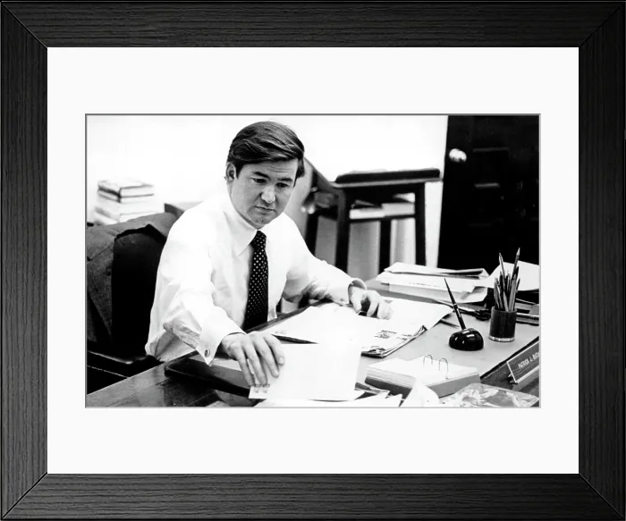 Framed Print : Pat Buchanan, circa mid-1970s. Courtesy: CSU Archives  /  Everett Collection
