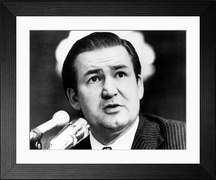 Framed Print : Pat Buchanan, circa mid-1970s. Courtesy: CSU Archives / Everett Collection Framed Print : Pat Buchanan, circa mid-1970s. Courtesy: CSU Archives / Everett Collection