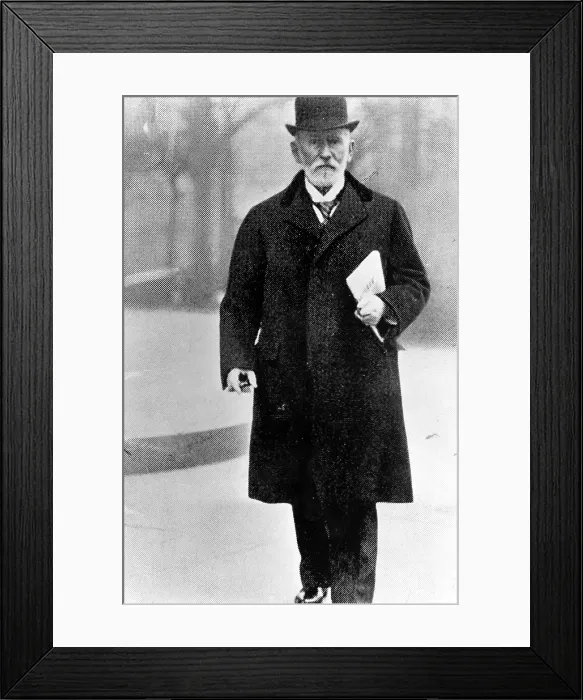 Framed Print : DR. PAUL EHRLICH, inventor of medicines used in treating syphilis and diphtheria, 1910s.. Courtesy: CSU Archives  /  Everett Collection