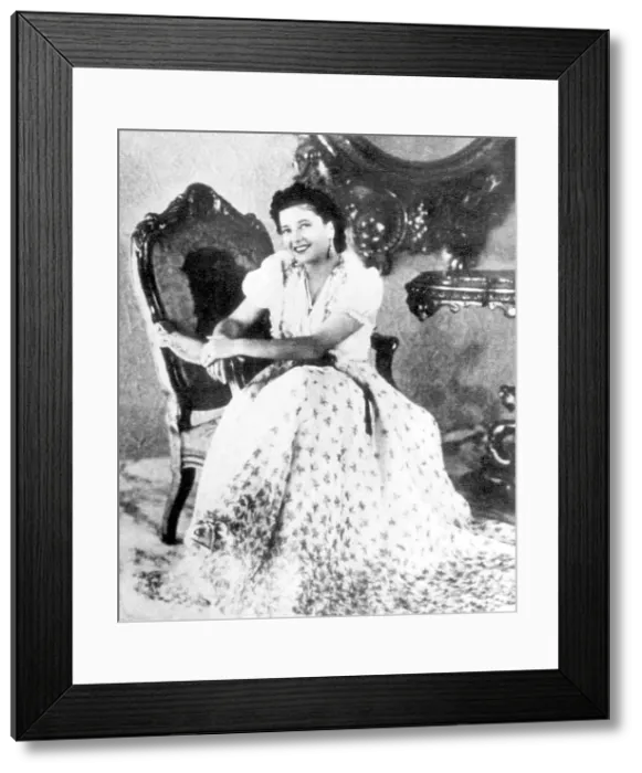 Framed Print : Clara Petacci, (1912-1945), Mistress of Benito Mussolini, 1938.. Courtesy: CSU Archives  /  Everett Collection