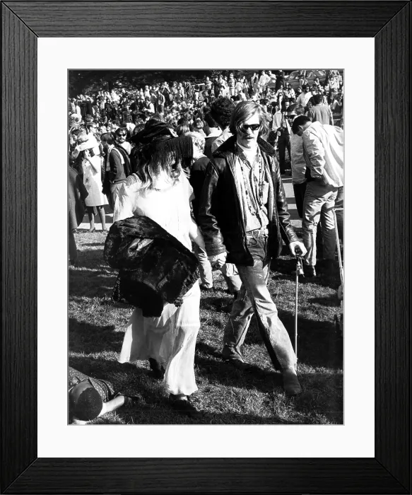 Framed Print : San Francisco, Calif. A Happening Time, 1 / 23 / 1967. Courtesy: CSU Archives  /  Everett Collection