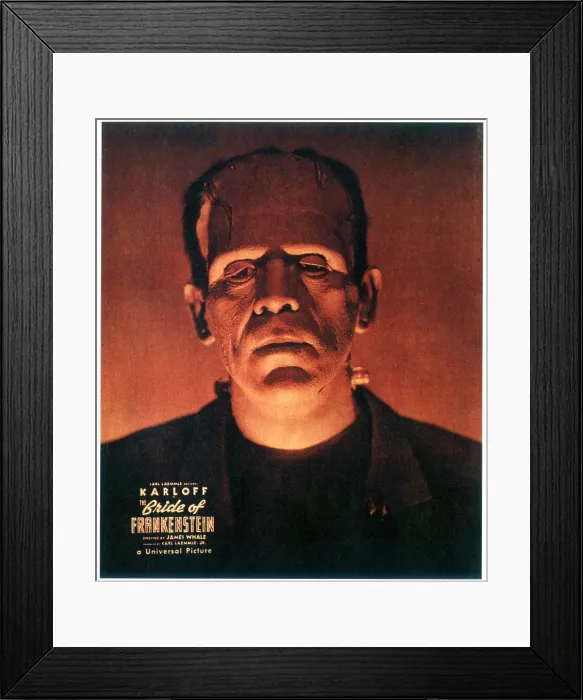 Framed Print : BRIDE OF FRANKENSTEIN, Boris Karloff, 1935
