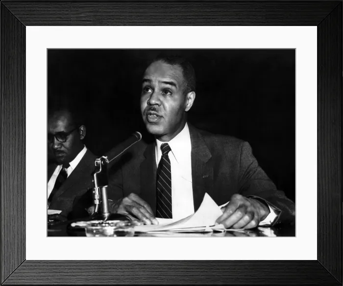 Framed Print : Roy Wilkins (1901-1981), civil rights activist, 1957. Courtesy: CSU Archives / Everett Collection Framed Print : Roy Wilkins (1901-1981), civil rights activist, 1957. Courtesy: CSU Archives / Everett Collection