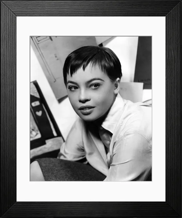 Framed Print : Leslie Caron, ca. 1950s Framed Print : Leslie Caron, ca. 1950s