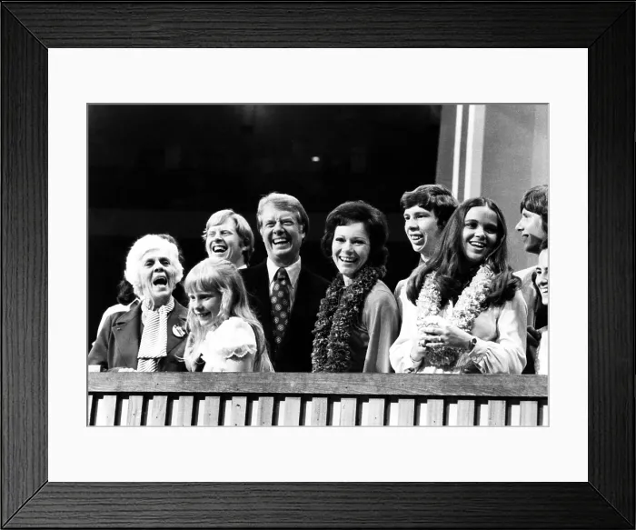 Framed Print : President Jimmy Carter and his family, 1980. Courtesy: CSU Archives / Everett Collection