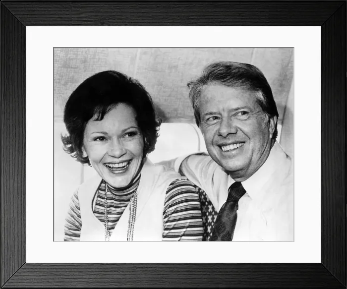 Framed Print : Rosalynn Carter and Jimmy Carter, 1976. Courtesy: CSU Archives / Everett Collection
