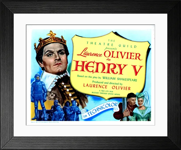 Framed Print : HENRY V, Laurence Olivier, 1944