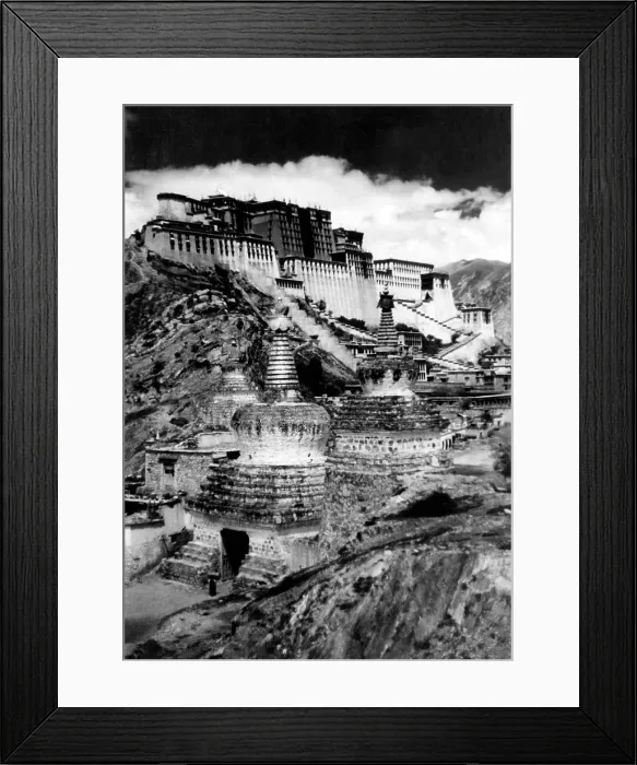 Framed Print : Lhasa, the capital of Tibet, circa 1930s. Courtesy: CSU Archives / Everett Collection