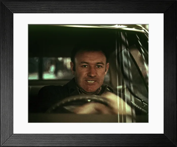 Framed Print : THE FRENCH CONNECTION, Gene Hackman, 1971, in the famous car chase scene. TM & Copyright (c) 20th Century Fox Film Corp. All rights reserved. Courtesy: Everett Collection Framed Print : THE FRENCH CONNECTION, Gene Hackman, 1971, in the famous car chase scene. TM & Copyright (c) 20th Century Fox Film Corp. All rights reserved. Courtesy: Everett Collection