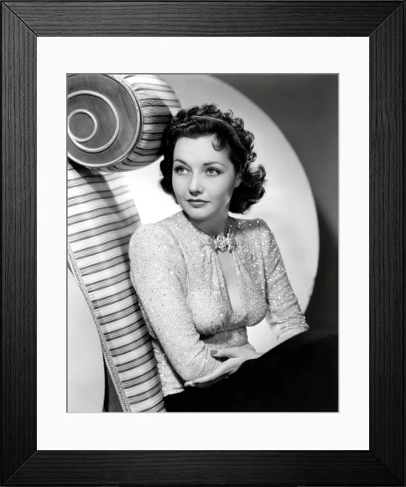 Framed Print : NEWS IS MADE AT NIGHT, Lynn Bari, in a pale yellow, blue and silver beaded blouse, 1939. TM and copyright 20th Century Fox Film Corp Framed Print : NEWS IS MADE AT NIGHT, Lynn Bari, in a pale yellow, blue and silver beaded blouse, 1939. TM and copyright 20th Century Fox Film Corp