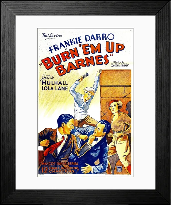 Framed Print : BURN EM UP BARNES, Frankie Darro, Jack Mulhall, Lola Lane, in Chapter 1: King Of The Dirt Tracks, 1934 Framed Print : BURN EM UP BARNES, Frankie Darro, Jack Mulhall, Lola Lane, in Chapter 1: King Of The Dirt Tracks, 1934