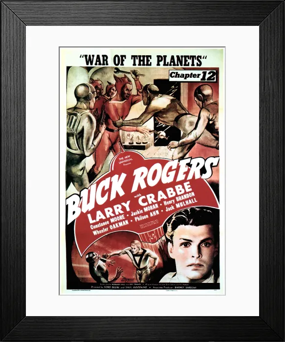 Framed Print : BUCK ROGERS, Larry Crabbe in Chapter 12: War Of the Planets, 1940 Framed Print : BUCK ROGERS, Larry Crabbe in Chapter 12: War Of the Planets, 1940