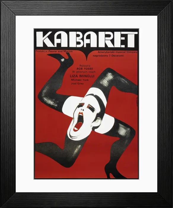 Framed Print : CABARET, Polish poster, Liza Minelli, 1972