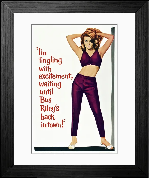 Framed Print : BUS RILEY'S BACK IN TOWN, US poster art, Ann-Margret, 1965 Framed Print : BUS RILEY'S BACK IN TOWN, US poster art, Ann-Margret, 1965