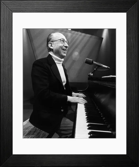 Framed Print : Sammy Cahn, 1982. Courtesy: CSU Archives / Everett Collection Framed Print : Sammy Cahn, 1982. Courtesy: CSU Archives / Everett Collection