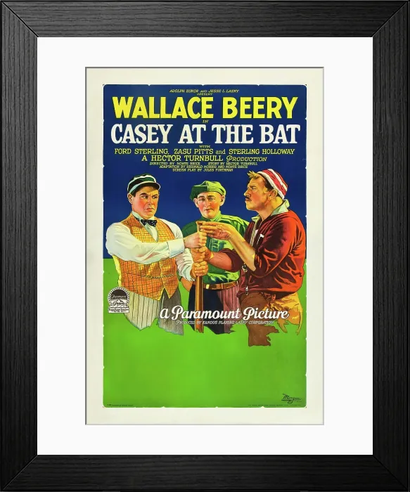Framed Print : CASEY AT THE BAT, right: Wallace Beery, 1927